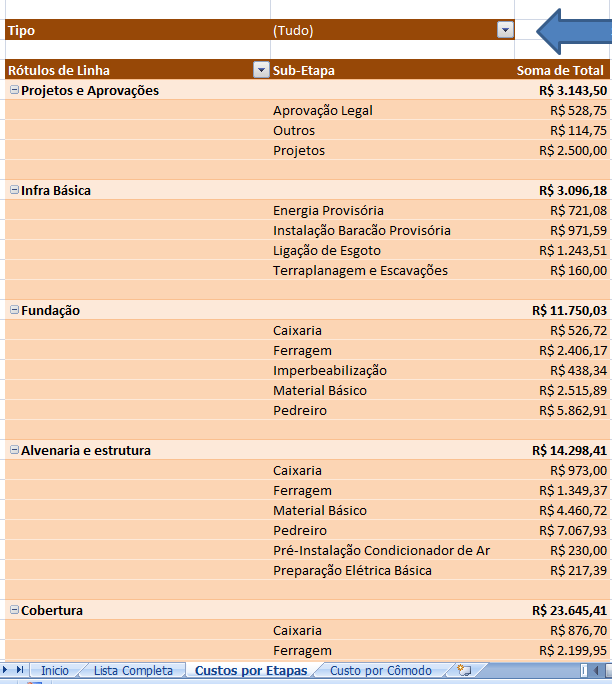 listamateriais 85m2