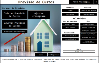 Previsão de custos na construção civil